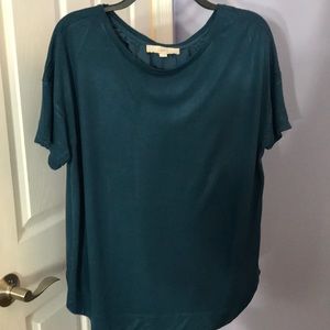 Loft size large blue blouse